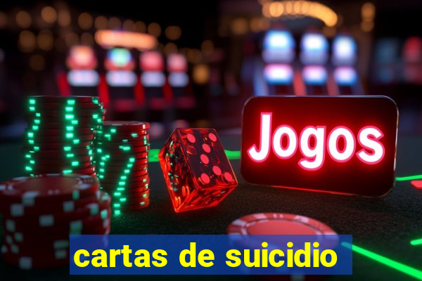 cartas de suicidio